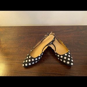 Talbots polka dot flats